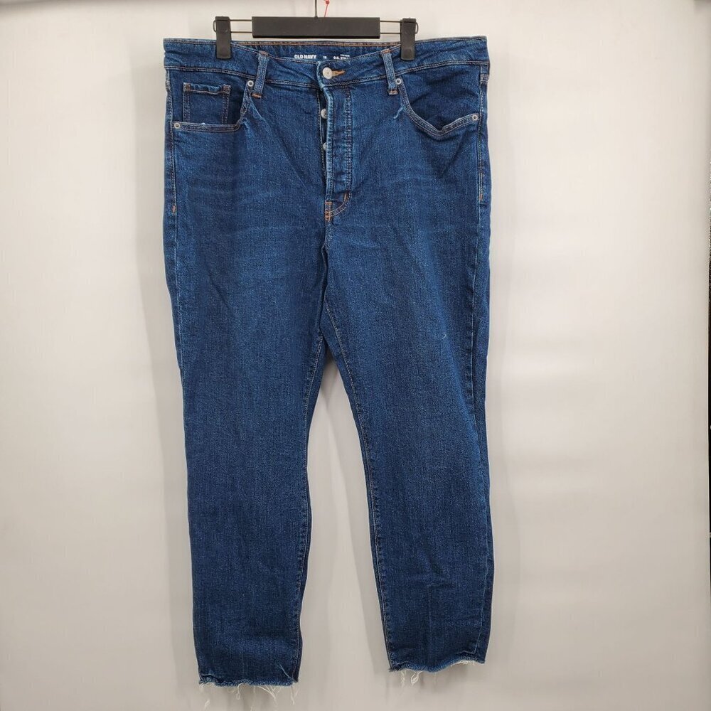 Old Navy High Rise O.G. Secret Slim Pockets Jeans Denim Pants Women Size 16
